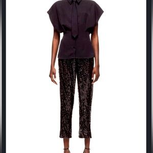 Zara limited edition celeb style sequin trouser